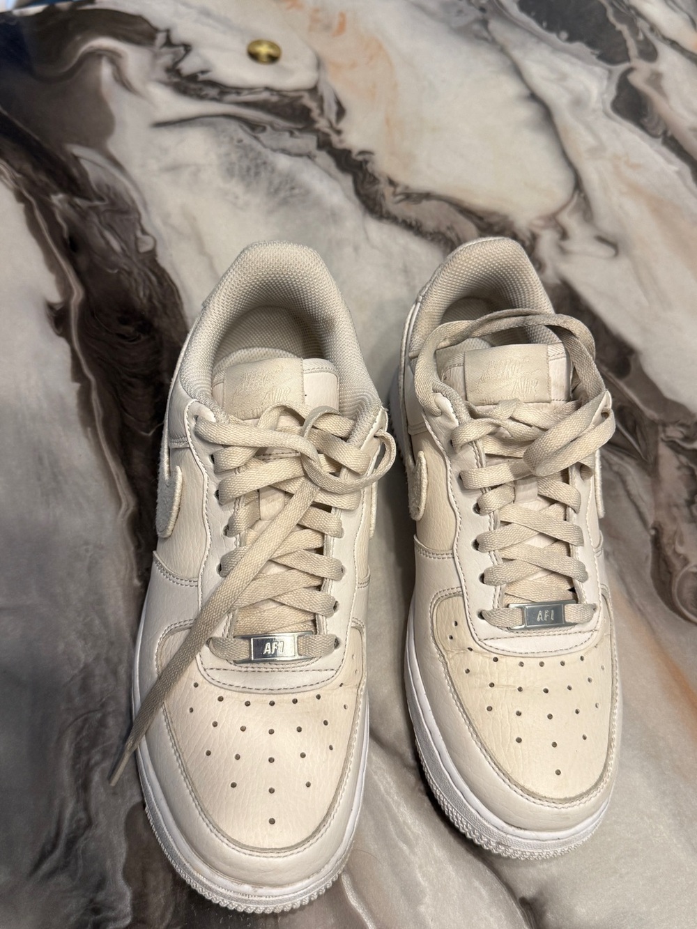 Nike Low-Top Sneakers in Light Cream